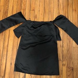 🔴SOLD🔴 Black shoulderless dress from zara